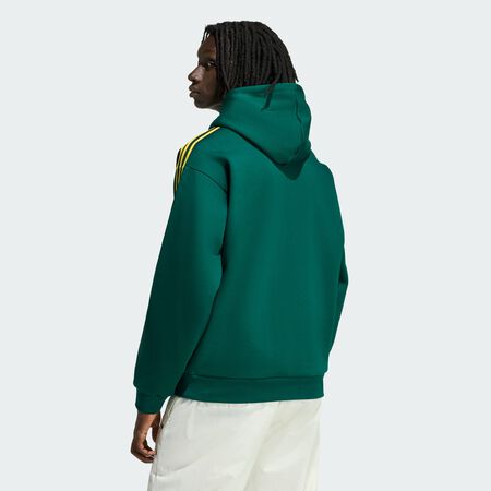 ADIDAS ORIGINALS TIPPED STRIPES HOODIE Collegiate Green MEN