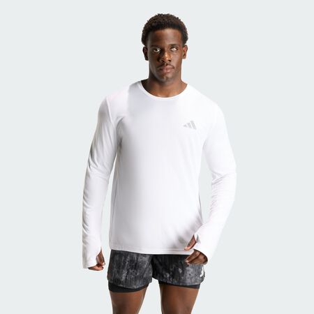 ADIDAS PERFORMANCE adi365 Running Essentials Longsleeve Top White MEN