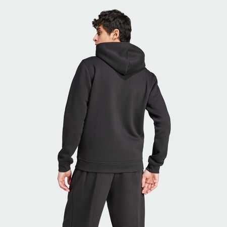 ADIDAS ORIGINALS Trefoil Essentials Full-Zip Hoodie Black MEN