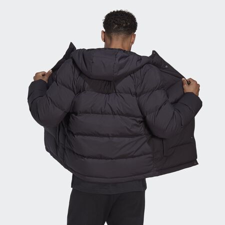 ADIDAS SPORTSWEAR Doudoune à capuche Helionic Black / Black HOMME
