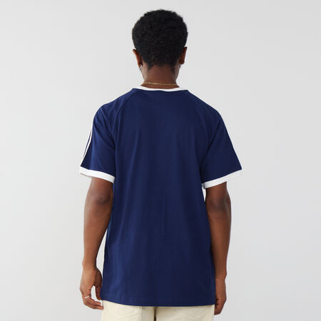 ADIDAS ORIGINALS TEE SHIRT 3 STRIPES MARINE/BLANC HOMME