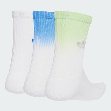 ADIDAS ORIGINALS Ombre Chaussettes mi-mollet 3 paires White / Pulse Lime / Blue MIXTE
