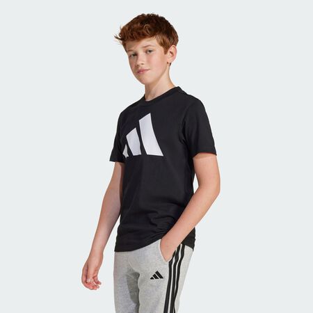 ADIDAS SPORTSWEAR T-shirt Essentials Enfants Black / White JUNIOR