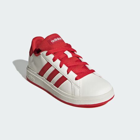 ADIDAS SPORTSWEAR Chaussure Grand Court Lifestyle Tennis Lace-Up Off White / Collegiate Red / Core Black BÉBÉ