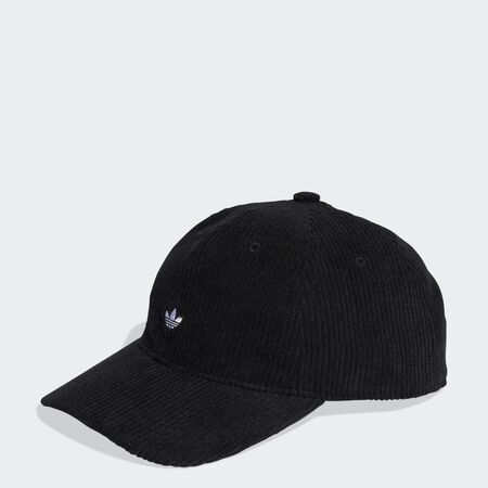 ADIDAS ORIGINALS Corduroy Baseball Cap Black UNISEX