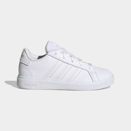Chaussure Grand Court Lifestyle Tennis Lace-Up : Cloud White / Cloud White / Grey One