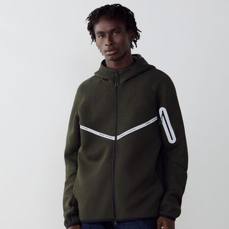 NIKE JACKET TECH FLEECE FZ REFLECTIVE GREEN MEN