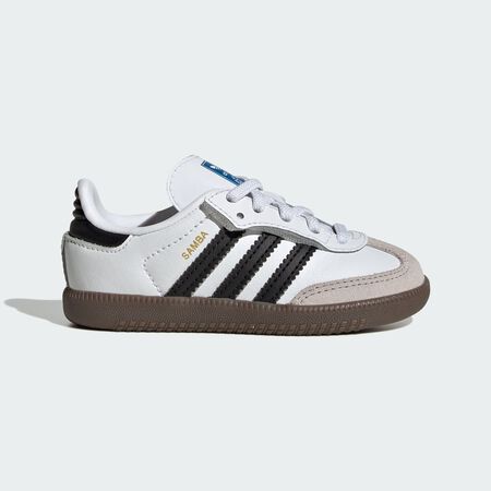 ADIDAS ORIGINALS Chaussure lacets élastiques Samba OG Comfort Closure Enfants White / Core Black / Gum BÉBÉ