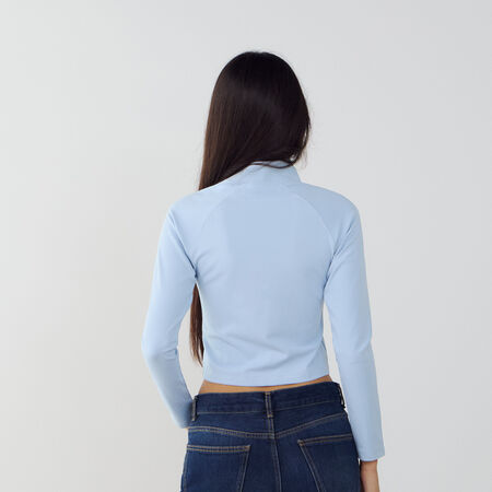 NIKE TOP FULL-ZIP GLS BLEU CLAIR FEMME