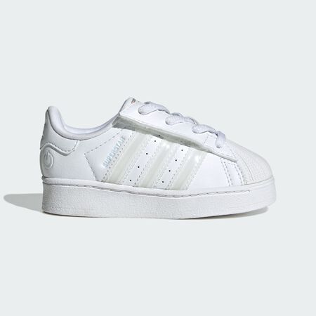 ADIDAS ORIGINALS superstar Superstar Led Lights Comfort Closure Elastic Lace Shoes Kids Cloud White / Cloud White / Cloud White BABIES