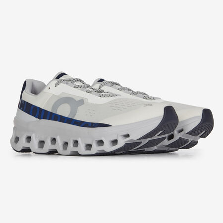 ON RUNNING CLOUDMONSTER BLANC/BLEU HOMME