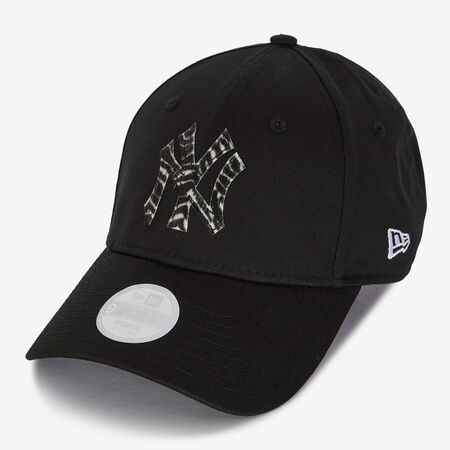 NEW ERA 9FORTY WOMEN NY ZEBRA LOGO NOIR/BLANC FEMME