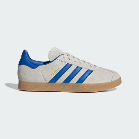 ADIDAS ORIGINALS Gazelle Shoes Alumina / Blue / Gum MEN
