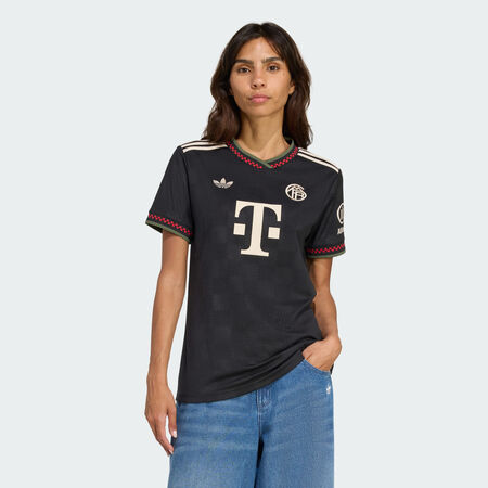 ADIDAS PERFORMANCE Maillot third FC Bayern Munich 2025/2026 Black / Halo Ivory FEMME
