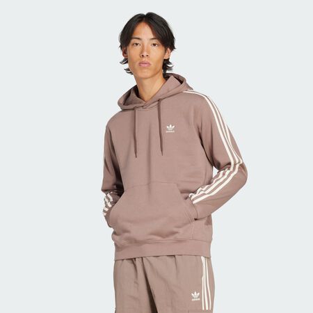 ADIDAS ORIGINALS Adicolor Classics 3-Stripes Hoodie Trace Brown MEN