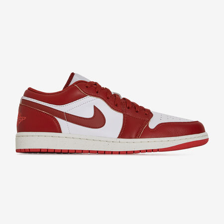 JORDAN air jordan 1 AIR JORDAN 1 LOW BLANC/ROUGE HOMME
