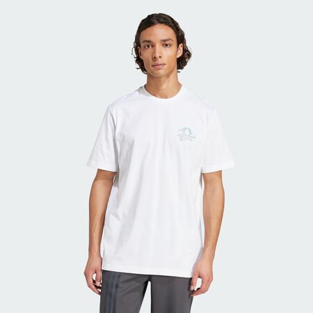 ADIDAS ORIGINALS T-shirt graphique adidas Originals Resort White HOMME
