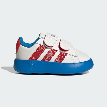 ADIDAS ORIGINALS Chaussure Grand Court adidas x Marvel's Spider-Man Enfants Cloud White / Pure Ruby / Bright Blue BÉBÉ