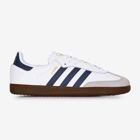 SAMBA OG : WHITE/NAVY BLUE
