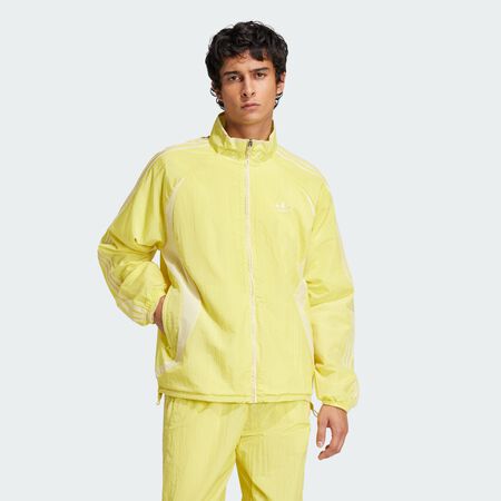 ADIDAS ORIGINALS Veste de survêtement toile Adicolor 2000s Pure Sulfur / Powder Yellow HOMME