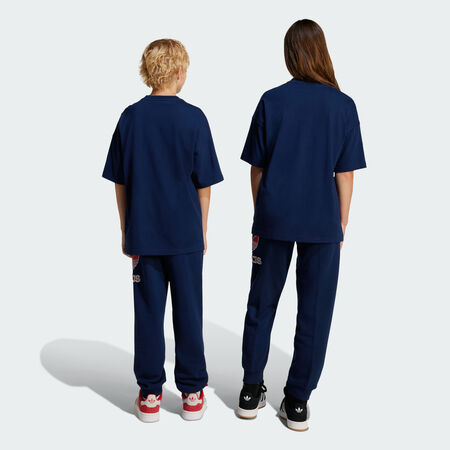ADIDAS ORIGINALS Pantalon de survêtement oversize grand logo Execution Enfants Night Indigo JUNIOR