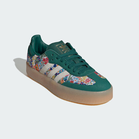 ADIDAS ORIGINALS samba Sambae x Liberty London Shoes Clear Sky / Cloud White / Gum WOMEN