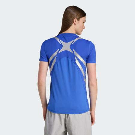 ADIDAS ORIGINALS T-shirt ajusté Archive Techfit Hi-Res Blue HOMME