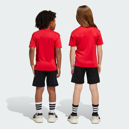 ADIDAS SPORTSWEAR ADIDAS MARVEL IRON-MAN T-SHIRT SET Pure Ruby / White TODDLERS