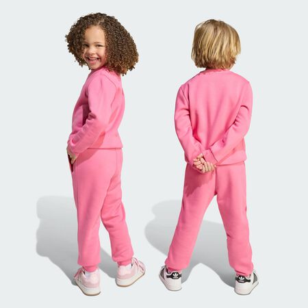 ADIDAS ORIGINALS Ensemble sweat-shirt ras-du-cou Enfants Pink Fusion CADET