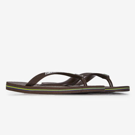 HAVAIANAS BRASIL LOGO BROWN WOMEN