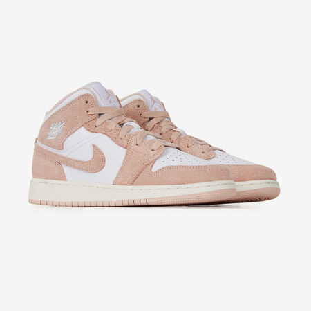 JORDAN air jordan 1 AIR JORDAN 1 MID BLANC/ROSE JUNIOR