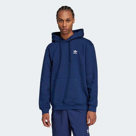 Trefoil Essentials Loose Hoodie : Night Indigo