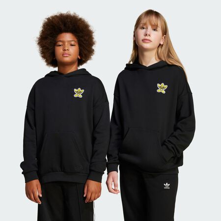 ADIDAS ORIGINALS Sweat-shirt à capuche adidas Originals x Smiley World enfants Black JUNIOR