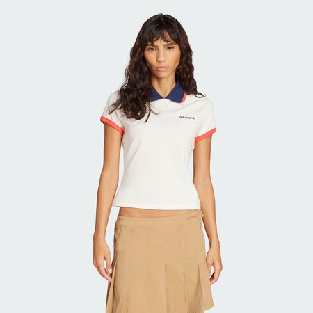 ADIDAS ORIGINALS Polo Off White FEMME