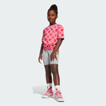 ADIDAS SPORTSWEAR ENSEMBLE T-SHIRT ADIDAS DISNEY MINNIE MOUSE Pink Fusion / Multicolor CADET