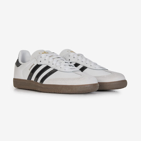 ADIDAS ORIGINALS samba SAMBA OG PATENT WHITE/BLACK JUNIOR