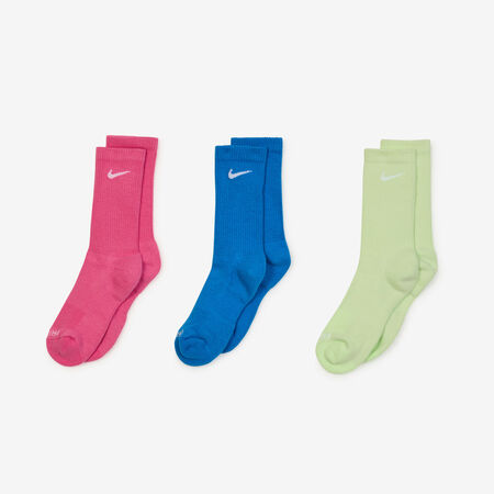 NIKE CHAUSSETTES X3 EVERYDAY MID JAUNE/ROSE HOMME