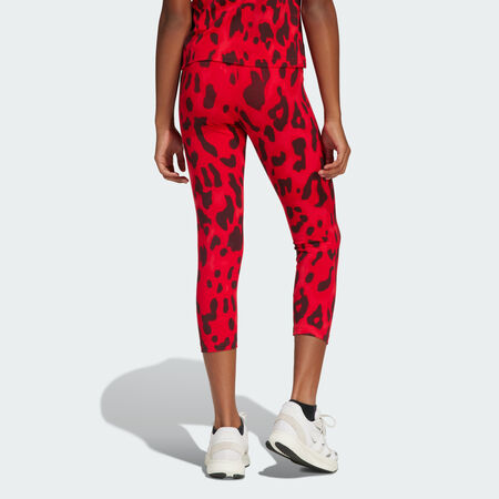 ADIDAS SPORTSWEAR Legging 7/8 Future Icons Pure Ruby / Better Scarlet / Aurora Ruby / Black JUNIOR