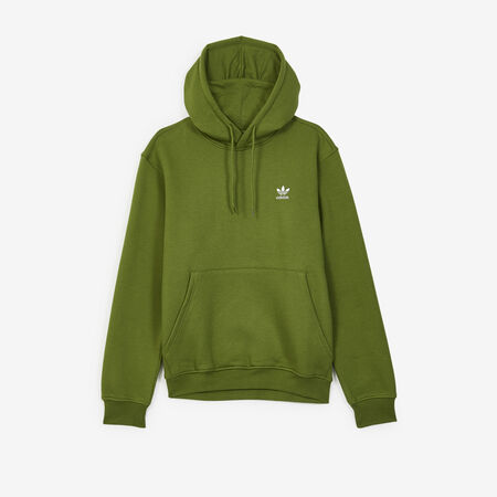 HOODIE ESSENTIAL TREFOIL : GREEN/WHITE