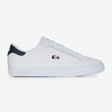 LACOSTE POWERCOURT WHITE/NAVY BLUE MEN