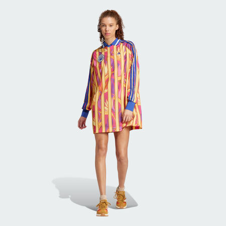 ADIDAS ORIGINALS adidas X FARM Premium Dress Bold Pink / Semi Spark / Gold Ochre WOMEN