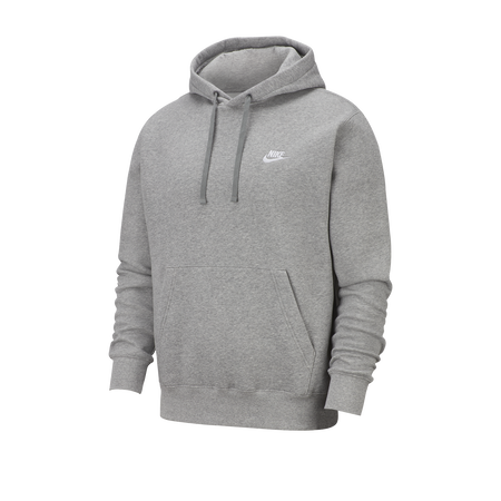 NIKE HOODIE CLUB SMALL LOGO GRIS MEN