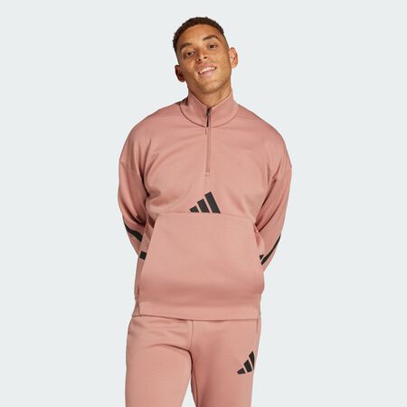 ADIDAS ORIGINALS Sweat-shirt 1/4 zip adidas Z.N.E. Warm Clay HOMME