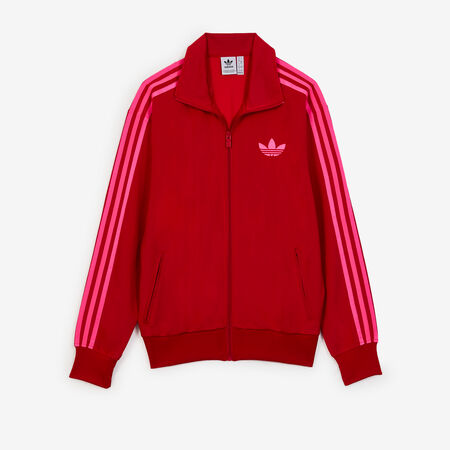 ADIDAS ORIGINALS JACKET FZ TRACKTOP FIREBIRD ROUGE FEMME