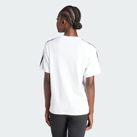 ADIDAS ORIGINALS T-shirt 3 bandes White FEMME