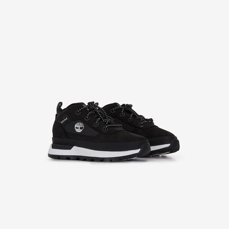 TIMBERLAND field trekker FIELD TREKKER LOW SPLIT LOGO NOIR/BLANC BLACK/WHITE BABIES