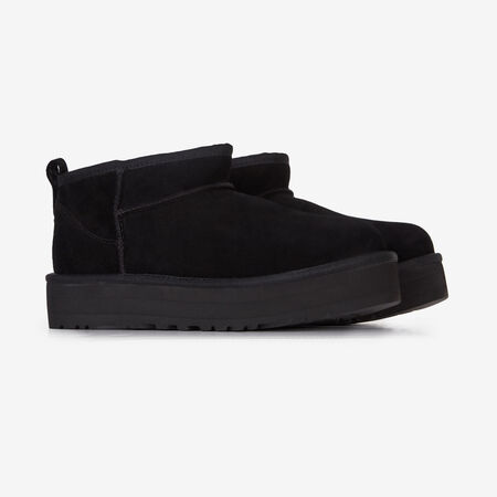 UGG classic mini CLASSIC ULTRA MINI PLATFORM BLACK JUNIOR