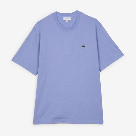 LACOSTE TEE SHIRT CLASSIC SMALL LOGO PURPLE/GREEN MEN