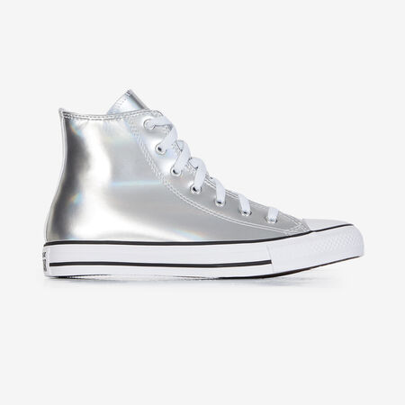 CONVERSE chuck taylor all star CHUCK TAYLOR ALL STAR HI SHINE SILVER JUNIOR