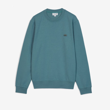 LACOSTE SWEAT CREW CLASSIC LOGO SL BLEU HOMME